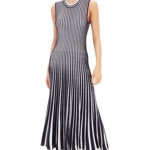 Sleeveless Striped Maxi Dress